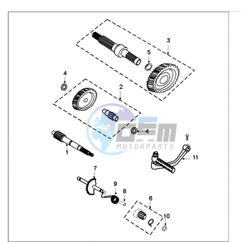 DRIVE SHAFTS / KICKSTARTER