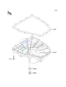 ZX 636 B [NINJA ZX-6R[ (B1-B2) [NINJA ZX-6R drawing OIL PAN