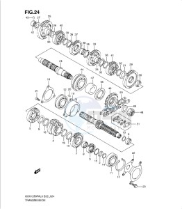 GSX1250 FA drawing TRANSMISSION