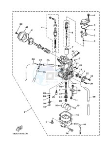 TT-R125LWE (2PTJ) drawing CARBURETOR