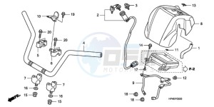 TRX420FMA Australia - (U / 2U 4WD) drawing HANDLE PIPE