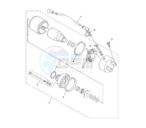 YP MAJESTY ABS 400 drawing STARTING MOTOR