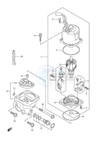 DF 150 drawing PTT Motor