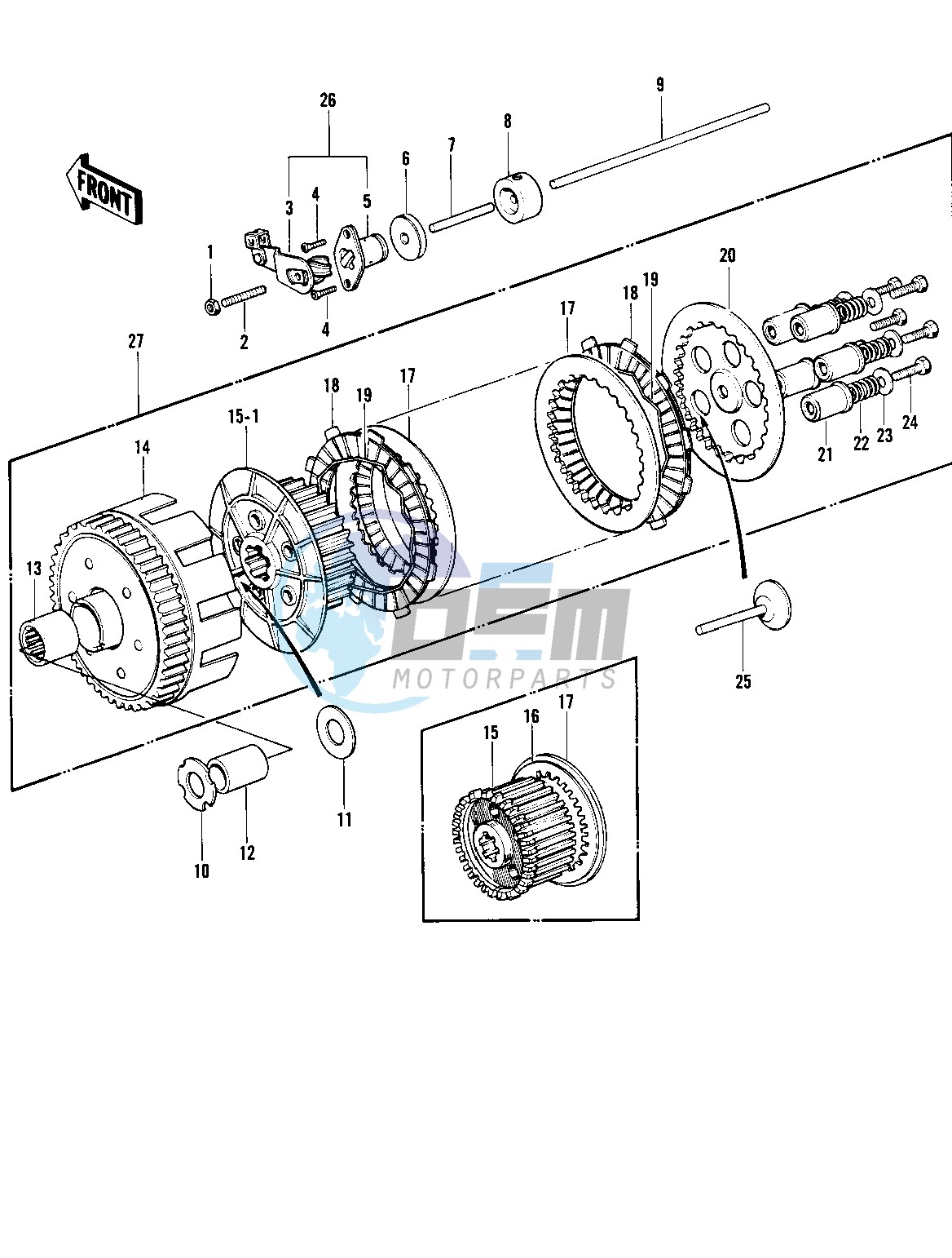 CLUTCH -- 69-72 H1_A_B_C- -