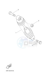 CW50 BOOSTER SPIRIT (5WWW 5WWW) drawing REAR SUSPENSION