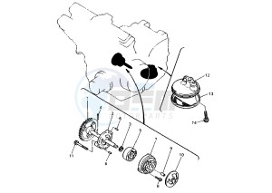 FZS FAZER (FZS600S) 600 drawing OIL PUMP