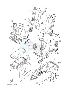 YXE700E YXE70WPHG WOLVERINE R-SPEC EPS HUNTER (2MB7) drawing SIDE COVER 2