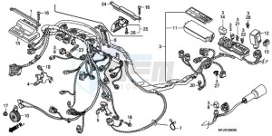 CBR600RR9 Europe Direct - (ED / MME) drawing WIRE HARNESS