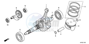 TRX420FED TRX420 Europe Direct - (ED) drawing CRANK SHAFT/PISTON