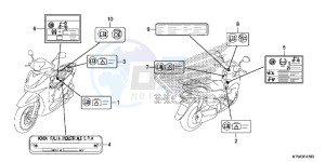 SH300AE SH300AE UK - (E) drawing CAUTION LABEL