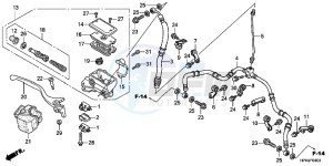 TRX420TEB drawing FR. BRAKE MASTER CYLINDER