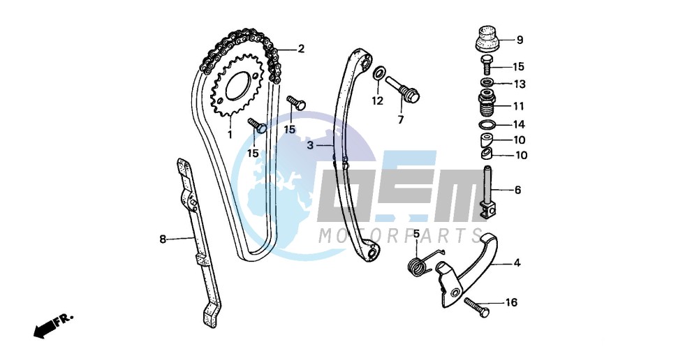 CAM CHAIN/TENSIONER