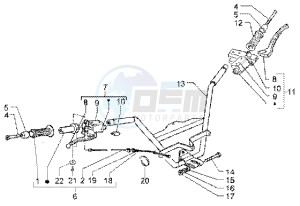 X9 200 180 drawing Handlebar - Brake Pump