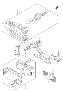 LT-A750XZ drawing REAR COMBINATION LAMP (LT-A750XZL3 P17)