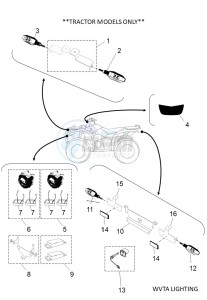 YFM700FWBD KODIAK 700 EPS (BGF1) drawing WVTA LIGHTING