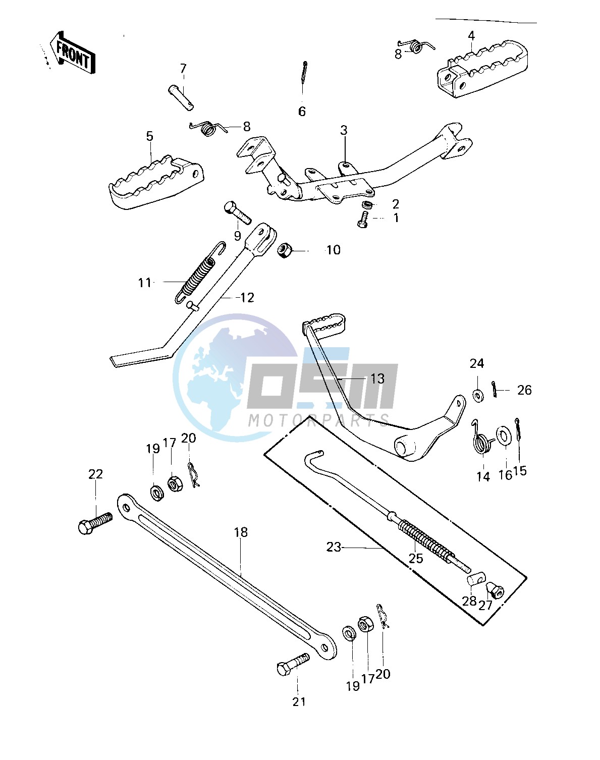 FOOTRESTS_STAND_BRAKE PEDAL