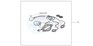 GL18009 Europe Direct - (ED / AB NAV) drawing HEAD SET (OPEN FACE)