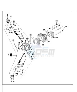 FIGHT 4 50 4T PURE drawing CYLINDER