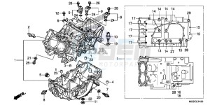 NC700DC Integra E drawing CRANKCASE