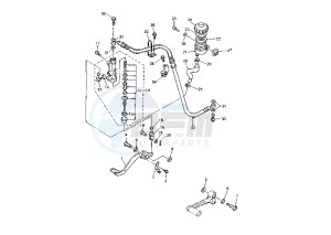 YZF R THUNDER ACE 1000 drawing REAR MASTER CYLINDER