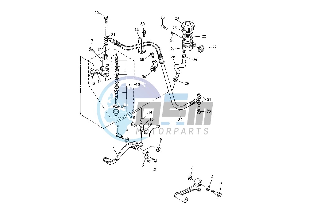 REAR MASTER CYLINDER