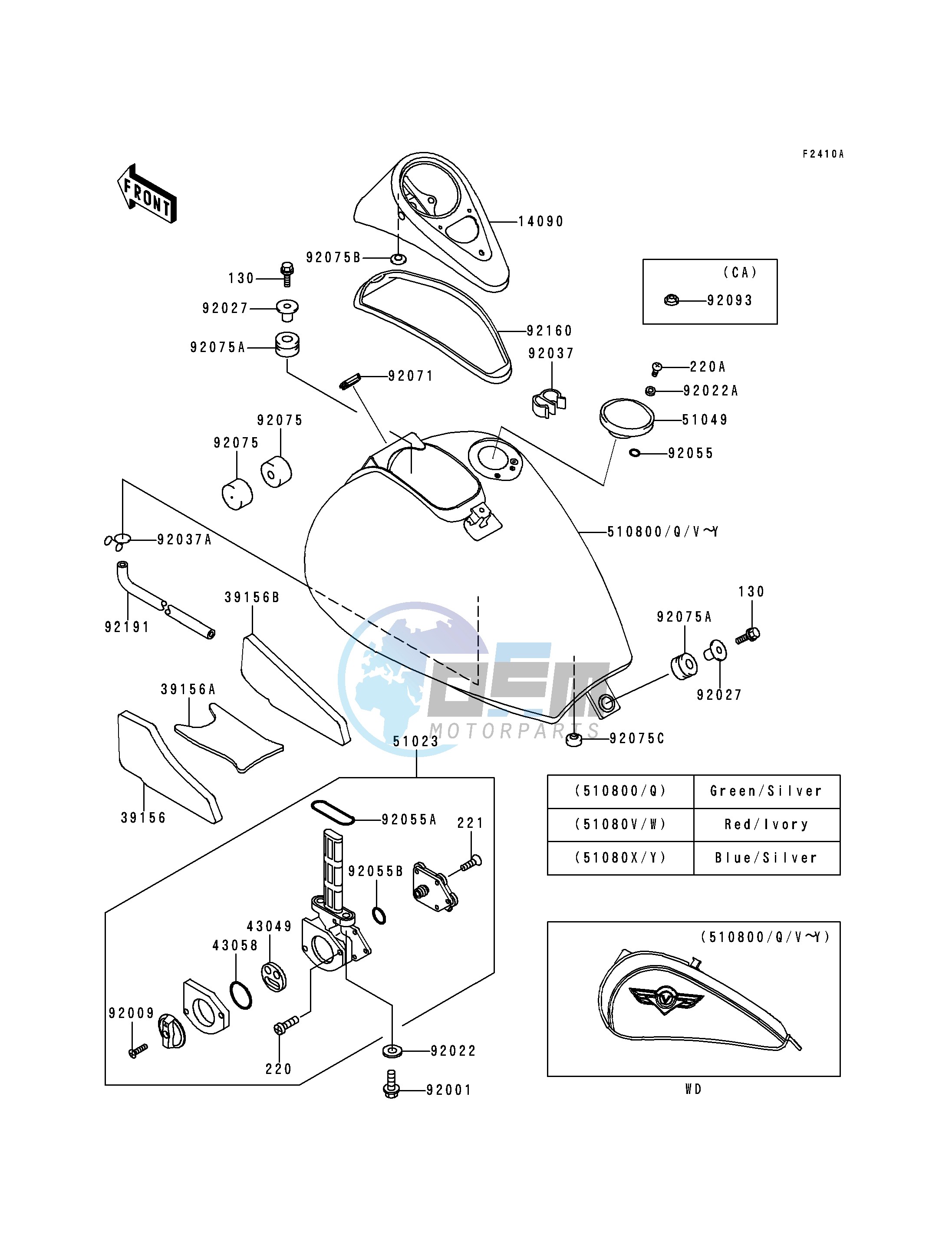 FUEL TANK -- VN800-B2- -