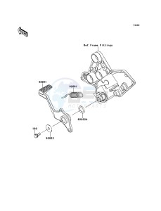 VERSYS_1000 KLZ1000ACF FR GB XX (EU ME A(FRICA) drawing Brake Pedal