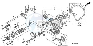 ST13009 UK - (E / MKH MME) drawing GEARSHIFT DRUM