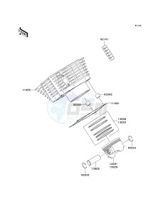 KVF 360 A [PRAIRIE 360 4X4] (A6F-A9F) A6F drawing CYLINDER_PISTON-- S- -