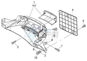 LX 50 4T drawing Rear guard