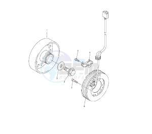 YZF R6 600 drawing GENERATOR