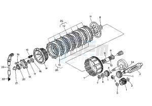 RAPTOR 125 drawing CLUTCH