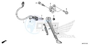 CBR1000S1H 2ED - (2ED) drawing STAND