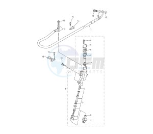 WR F 250 drawing REAR MASTER CYLINDER