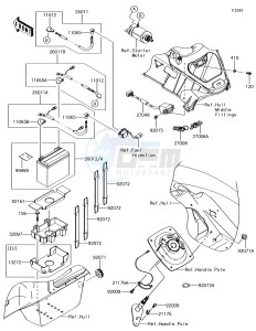 JET SKI ULTRA 310R JT1500NJF EU drawing Electrical Equipment