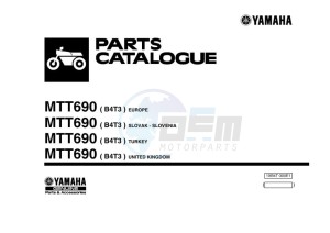 TRACER 7 MTT690 (B4T3) drawing Infopage-1