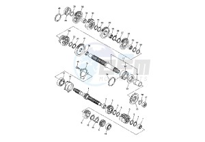 YZF R1 1000 drawing TRANSMISSION