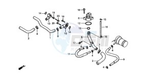 ST1100A drawing WATER PIPE