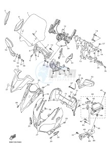 FJR1300AE FJR1300-AE (B961) drawing COWLING 1