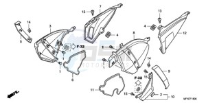 CB1000RA Europe Direct - (ED) drawing SIDE COVER