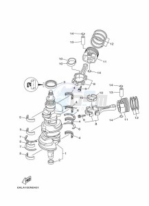 FL225BETX drawing CRANKSHAFT--PISTON