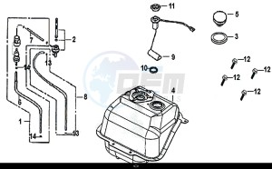 CROX 50 (25 KM/H) (AE05WA-NL) (E4) (L8-M1) drawing FUEL TANK