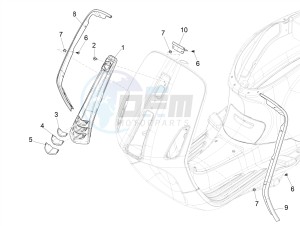 SPRINT 50 4T 3V E4-2020 (NAFTA) drawing Front shield