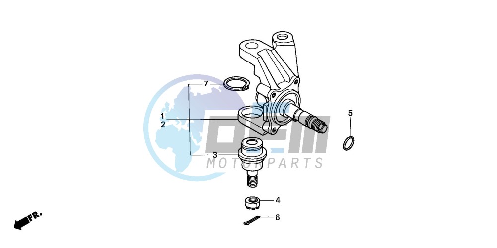 KNUCKLE (TRX350TM/TE)