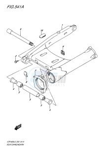 VZR1800 BOULEVARD EU drawing REAR SWINGINGARM