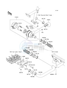 KAF 950 C [MULE 3010 TRANS4X4 DIESEL] (C7F) C7F drawing AIR CLEANER