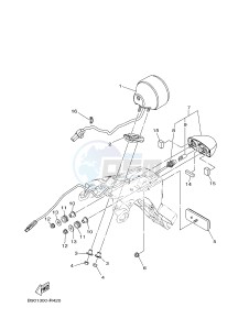 MTM850 MTM-850 XSR900 (B908) drawing TAILLIGHT