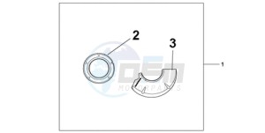 CBR1000RA9 Europe Direct - (ED / ABS) drawing CARBON CRANKCASE COVER SET