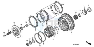 CBR600RR9 Europe Direct - (ED / SPC) drawing CLUTCH