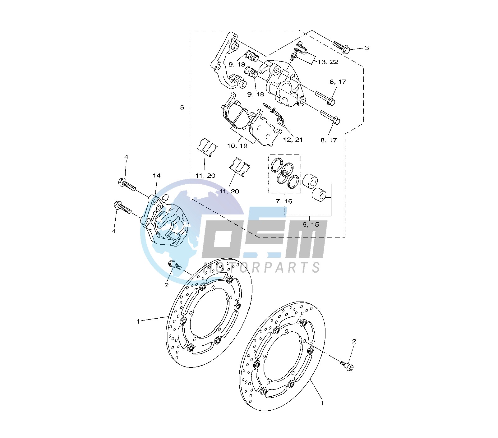 FRONT BRAKE CALIPER